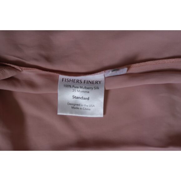 Fisher Finery Pure 25 Momme 100% Silk Standard Pillow Case - Picture 2 of 8